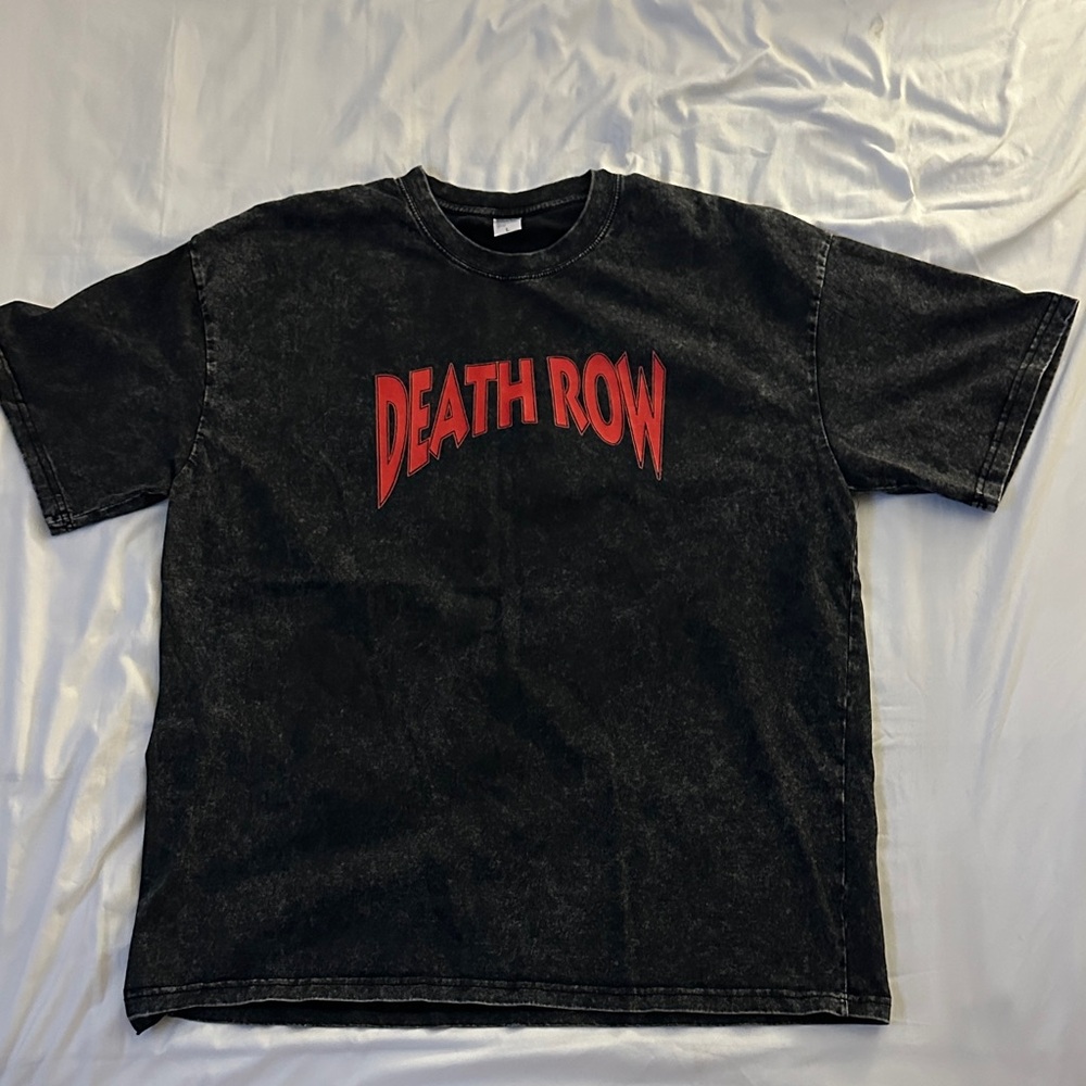 SHEIN Black and Red Graphic Tee